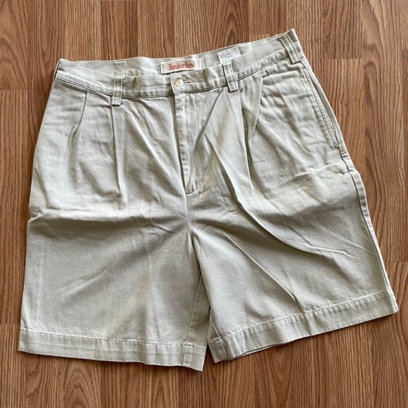 Timberland Other - Timberland Men Shorts STRATHAM TWILL Khaki Beige Cotton Shorts Size 36